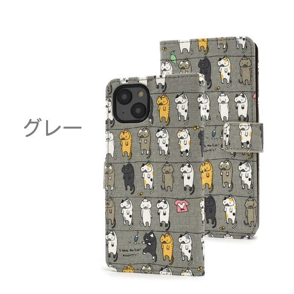 iPhone 14 Pro Cat pocketbook Case (Made in Japan)