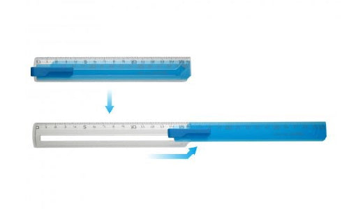 Extenable Ruler - Blue