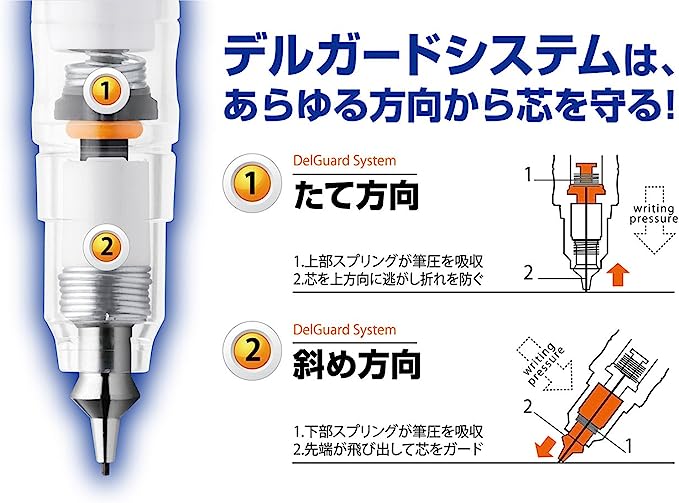 ZEBRA DelGuard Mechanical Pencil 0.5mm